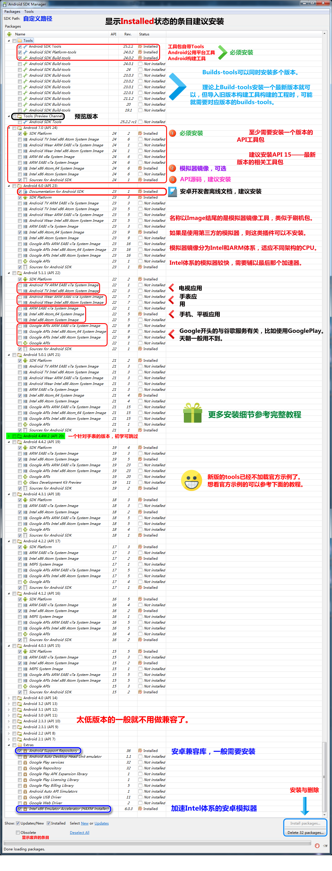 Android SDK安装建议说明