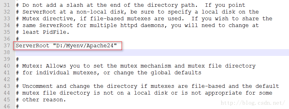 Win7系统中Apache2.4的安装配置以及启动服务