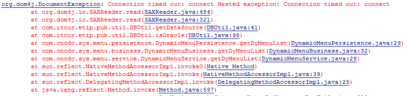 Java中使用Dom4J读取XML文件时出现的connection timed out:connect Nested exception异常解决方法